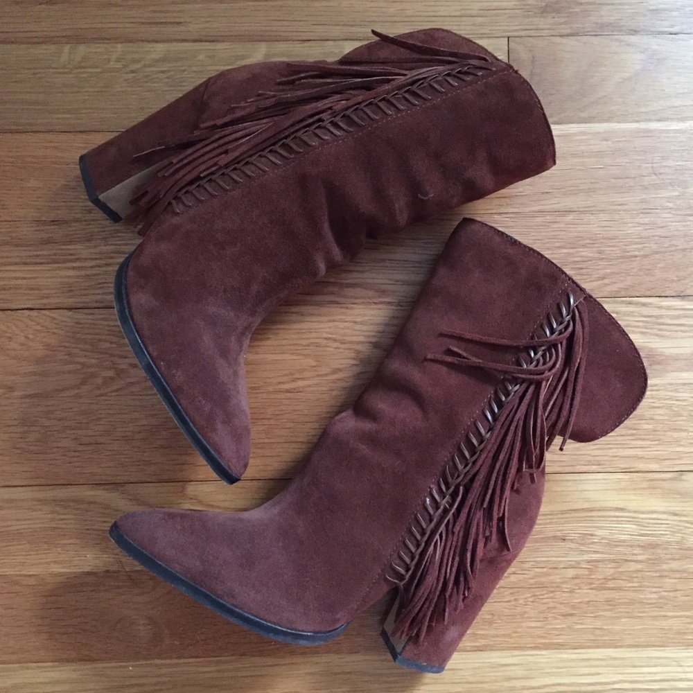 Dolce Vita Ileen Fringe Suede Boot/Bootie